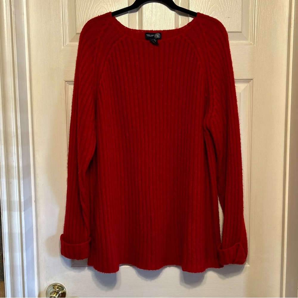 Venezia Jeans Red Sweater Size 22/24